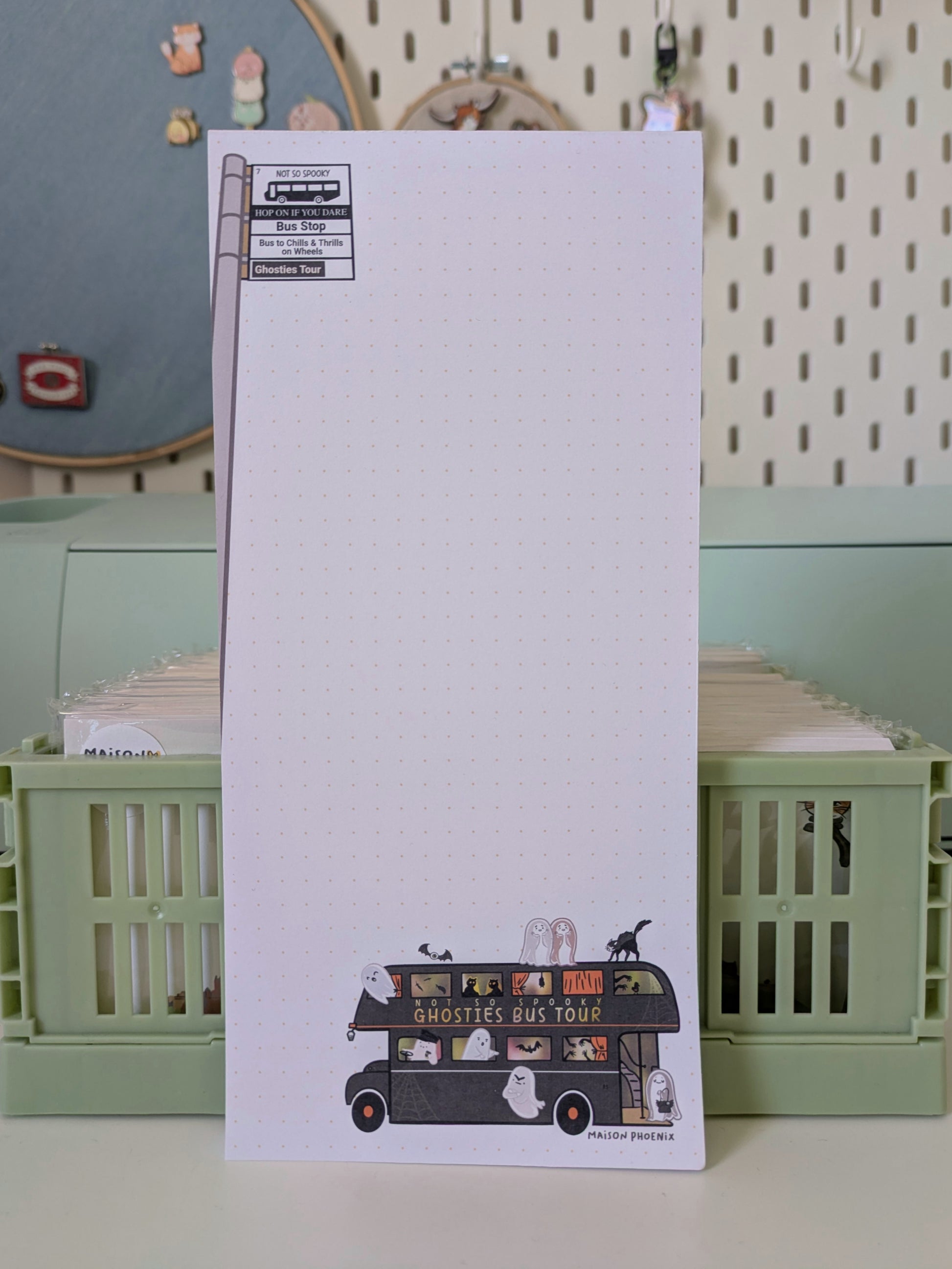 Ghosties Bus Tour Notepad 1