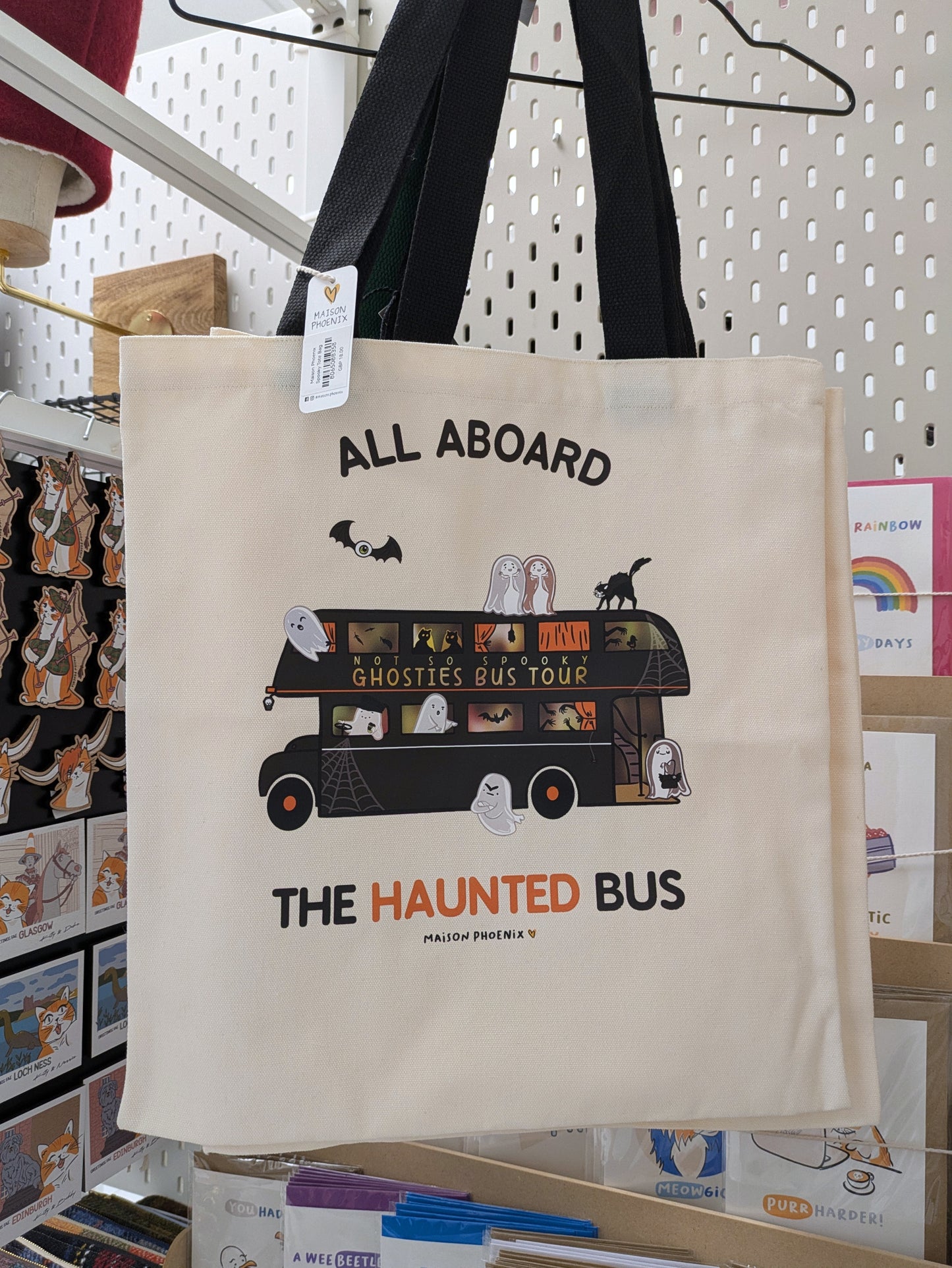 Ghosties Bus Tour Tote Bag 1