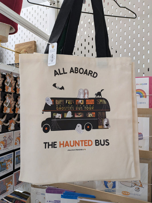 Ghosties Bus Tour Tote Bag 1