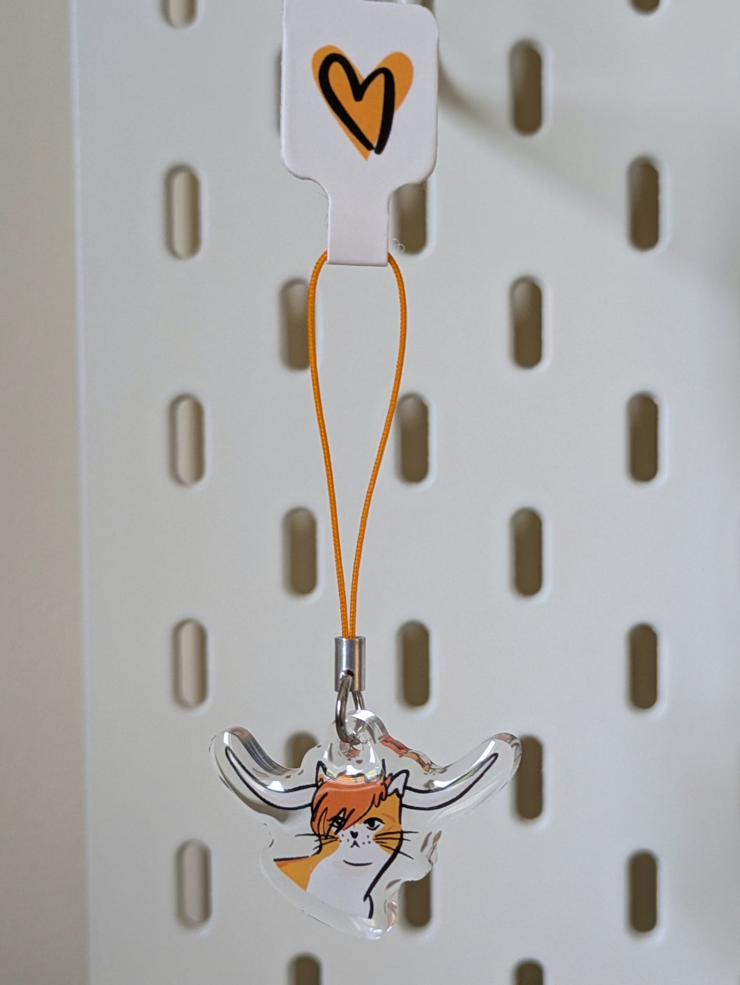 Highland Cat Acrylic Charm 2