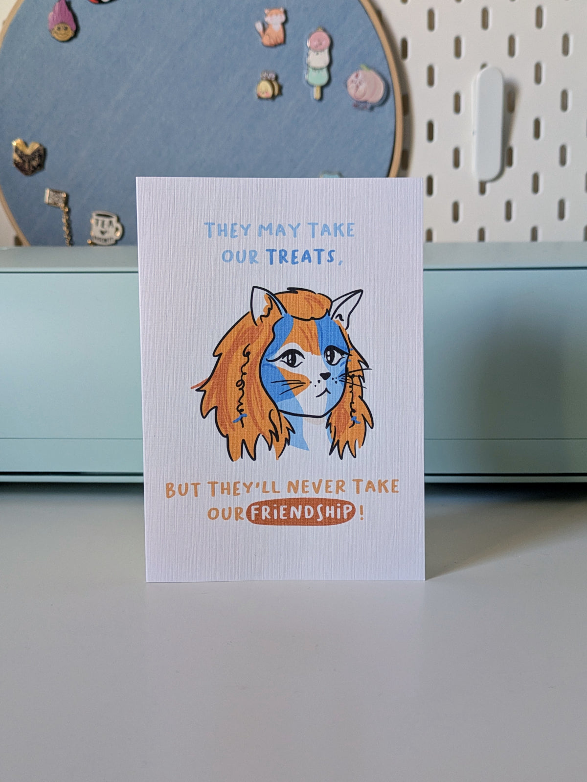 Kitty The Brave Greeting Card 1