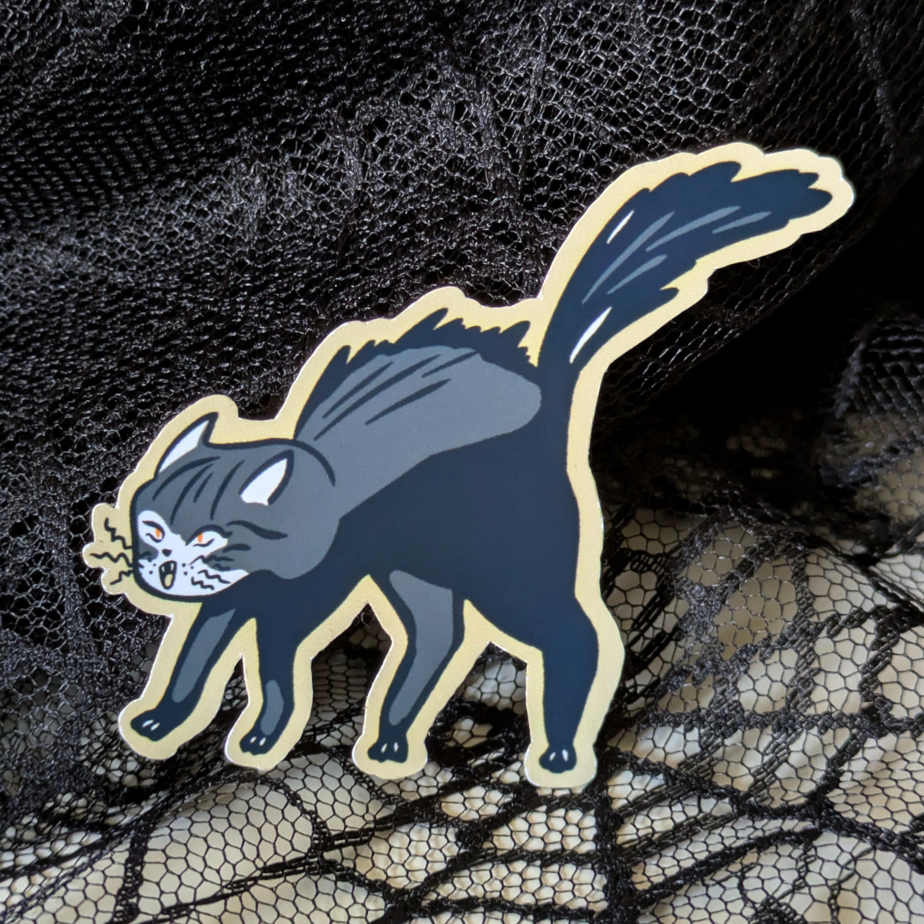 Midnight Crew Sticker Pack - Black Kitty