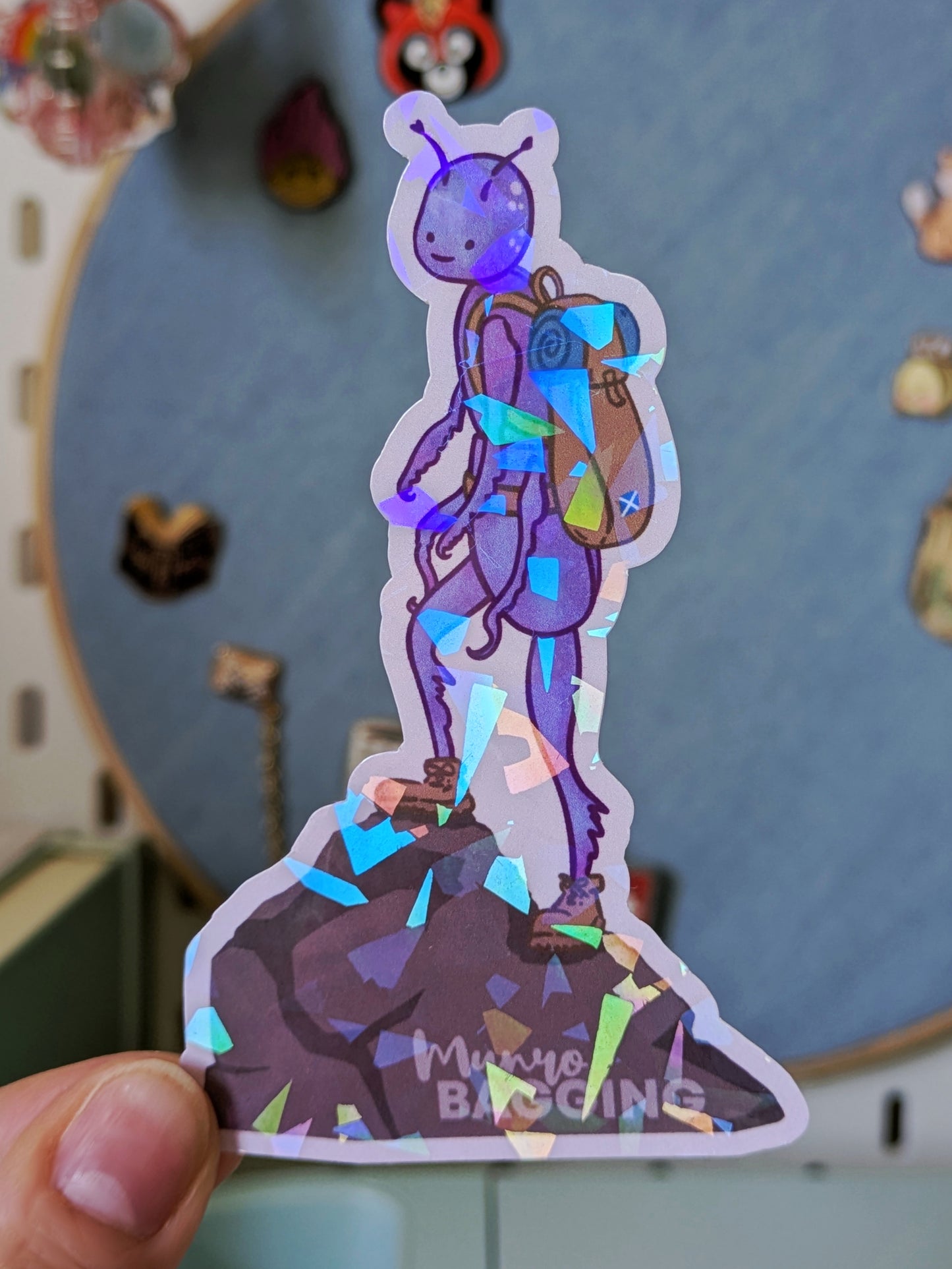 Munro Bagging Holographic Sticker 1