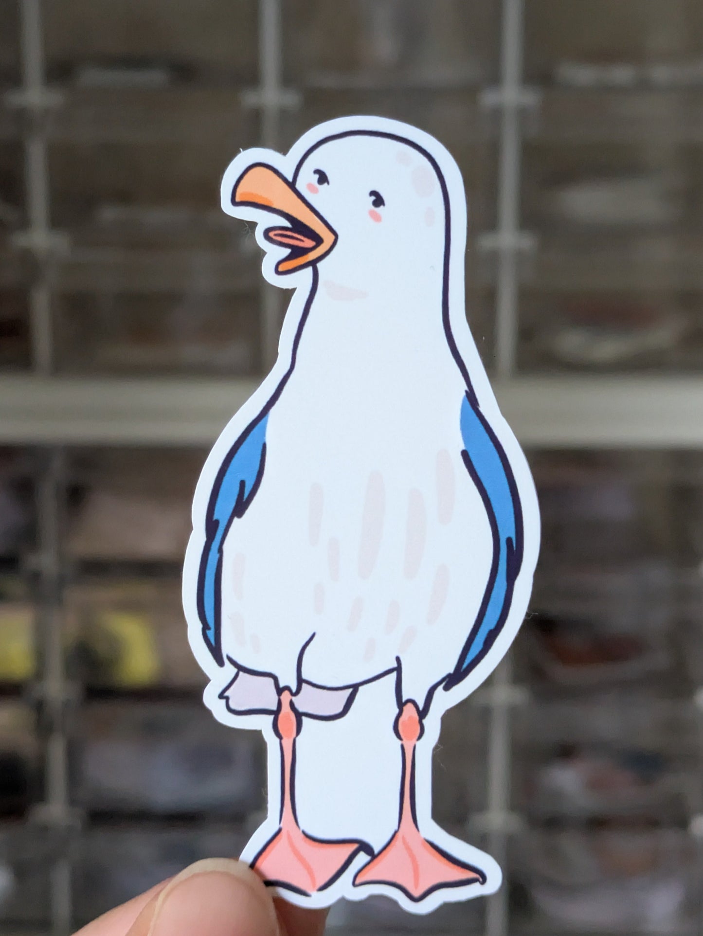 Nibbles Seagull Sticker 3