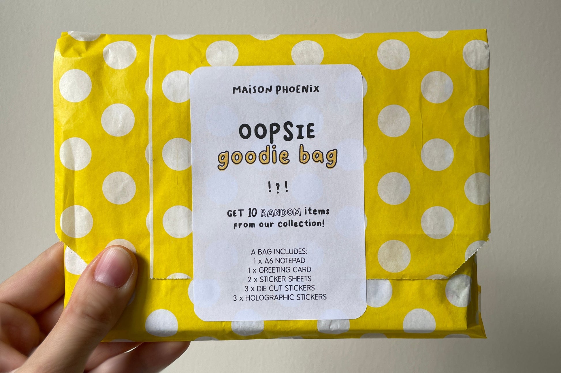 Oopsie Goodie Bag