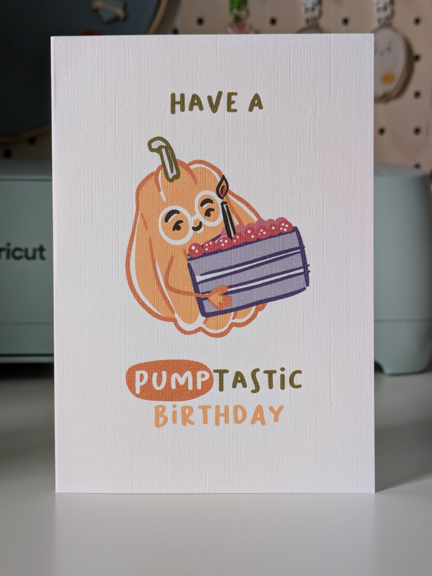 Pumpkin Cake Greeting Card 2