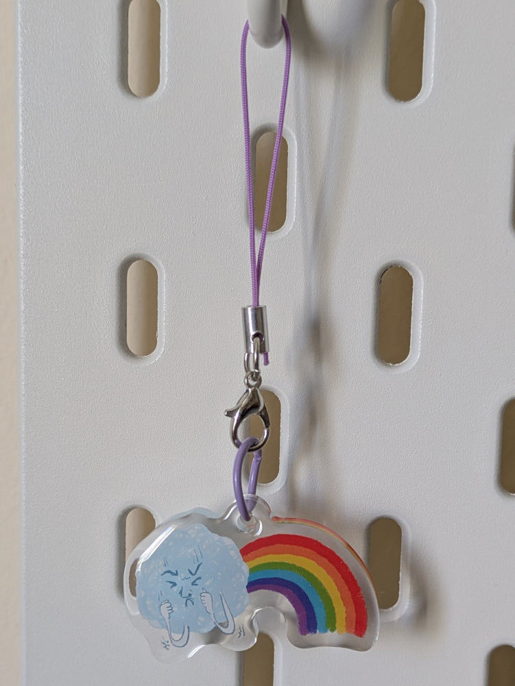 Rainbow Acrylic Charm 2
