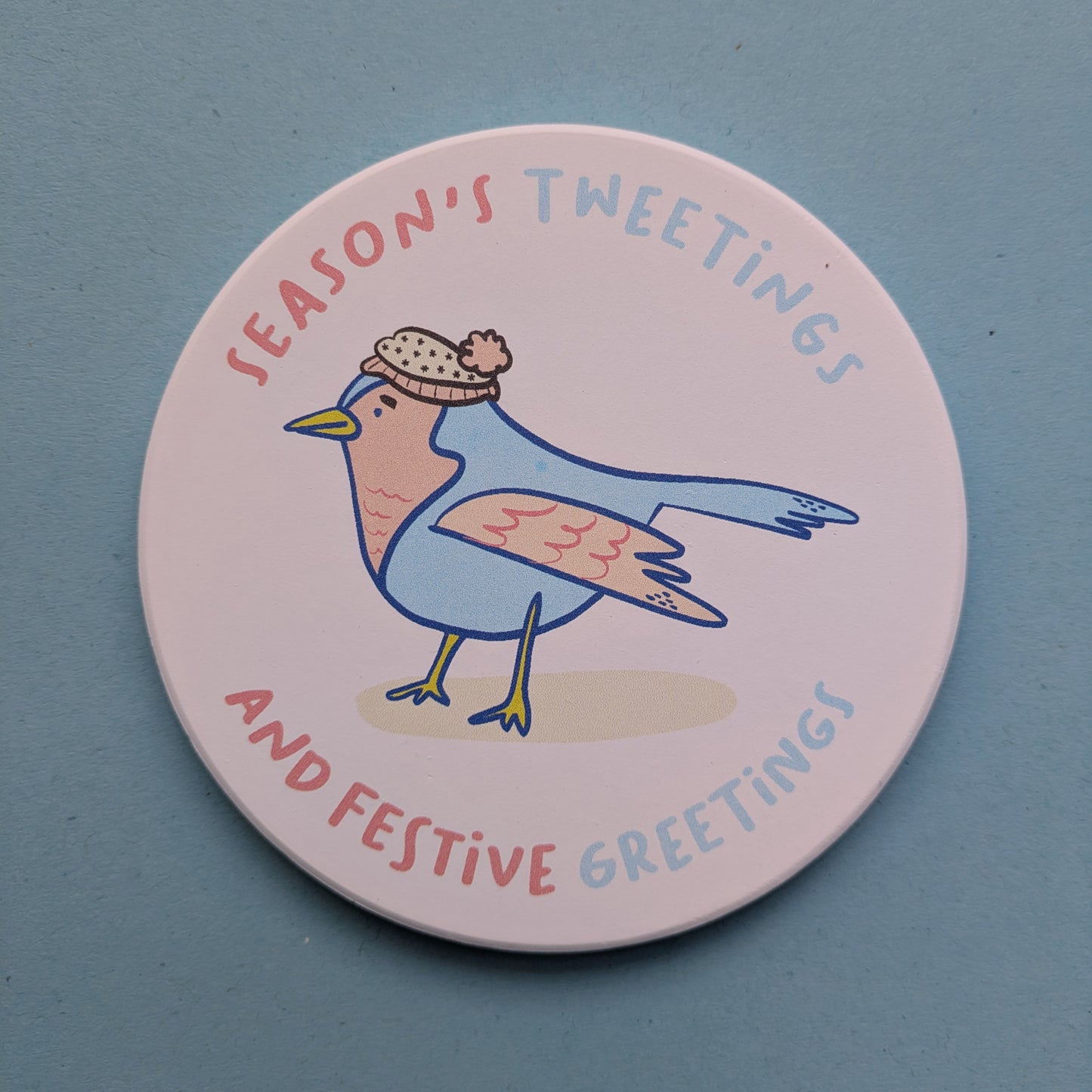 Robin Ceramic Coaster