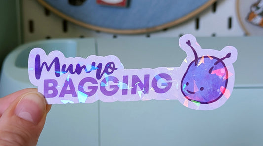 Scottish Hiking Holographic Sticker - Munro Bagging
