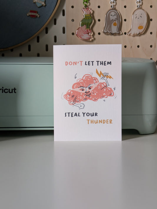 Thunder Greeting Card 1