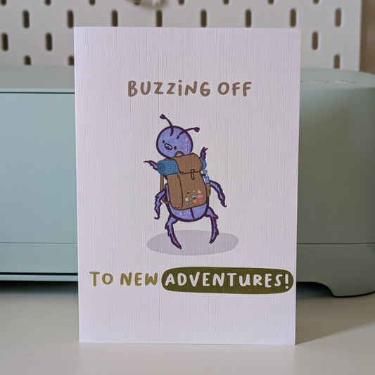Travel Bug Greeting Card 