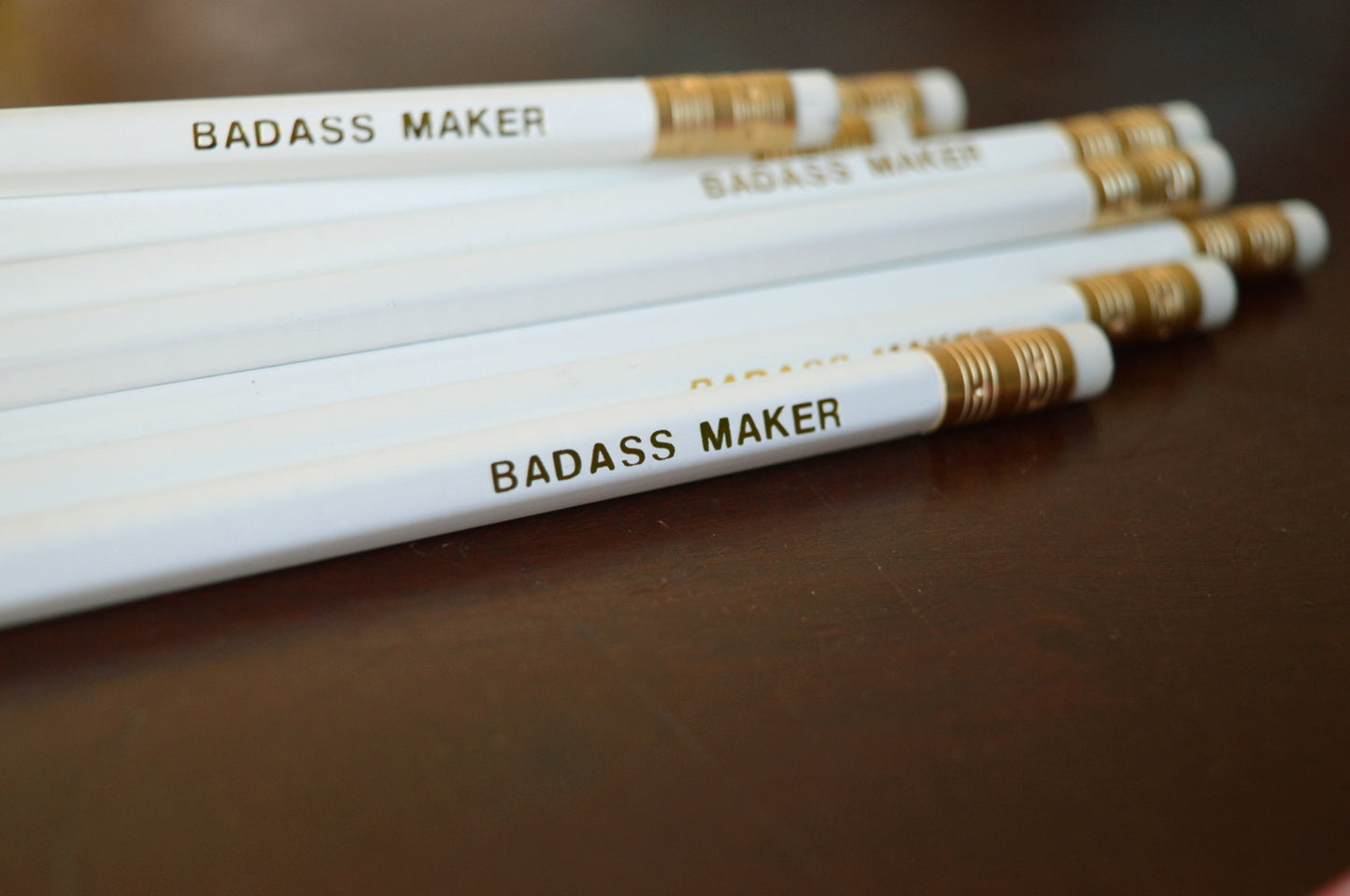 Badass Maker White Pencil 5