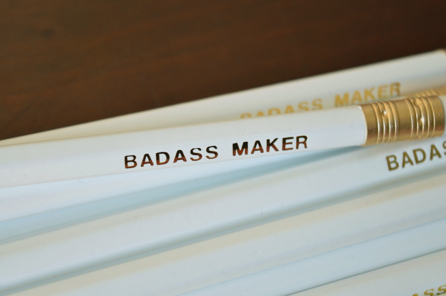 Badass Maker White Pencil 3