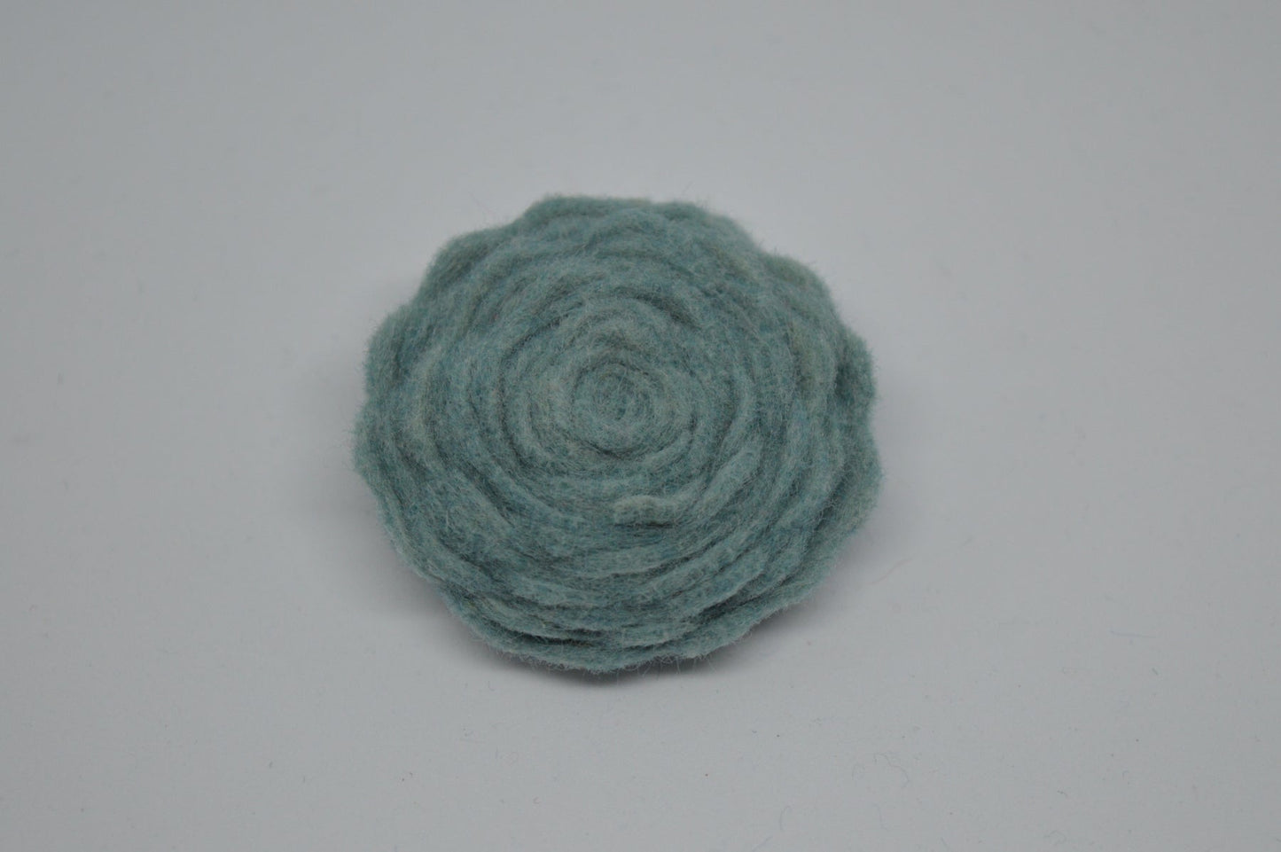 Powder Felt Flower Brooch