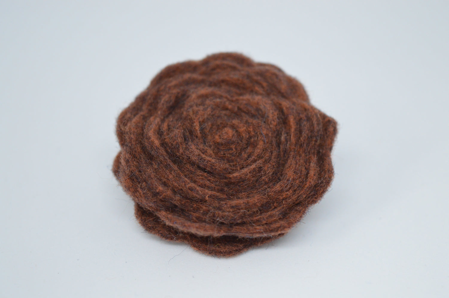 Tawny Felt Brooch