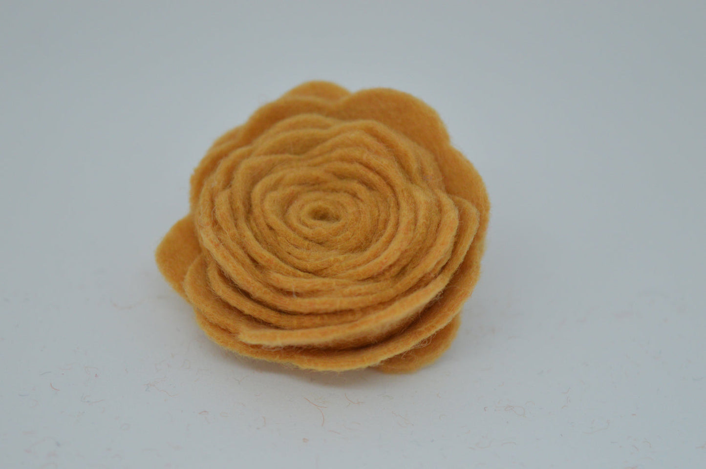 Fudge Felt Flower Brooch