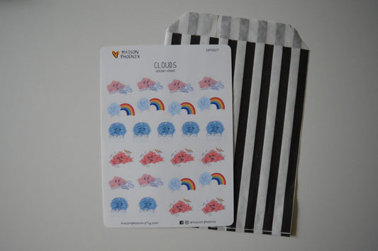 Clouds Sticker Sheet 1