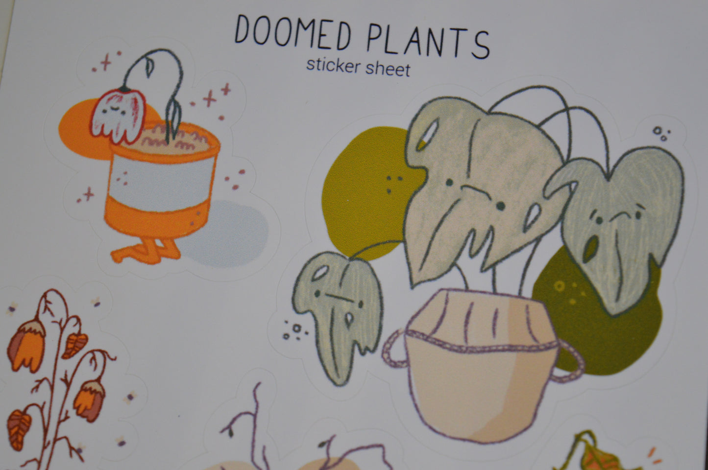 Doomed Plants Sticker Sheet 3