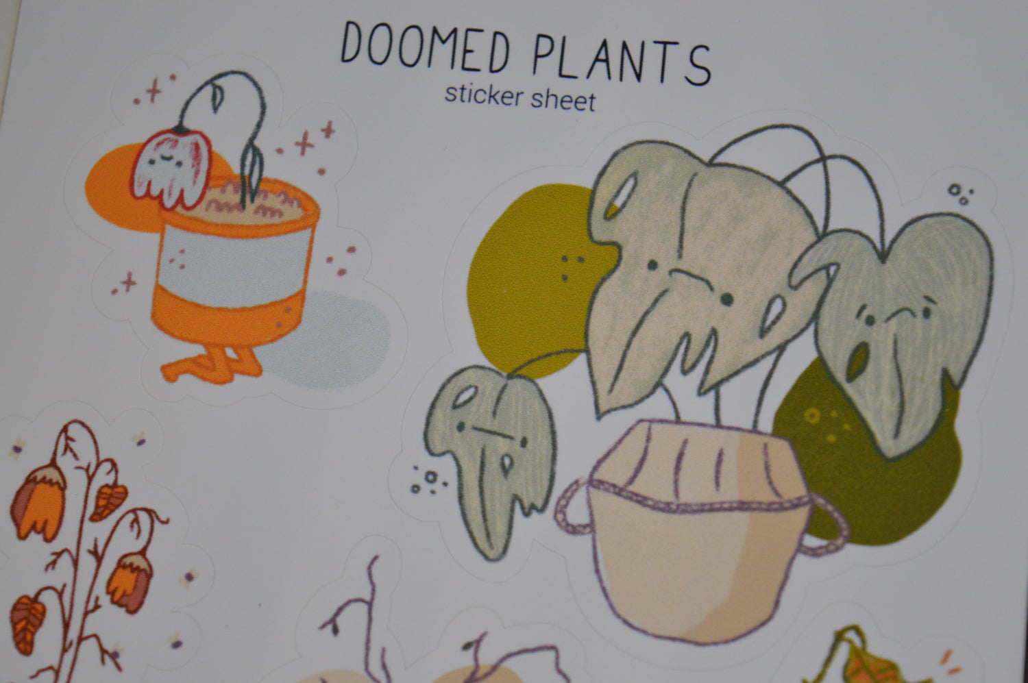 Doomed Plants Sticker Sheet 3