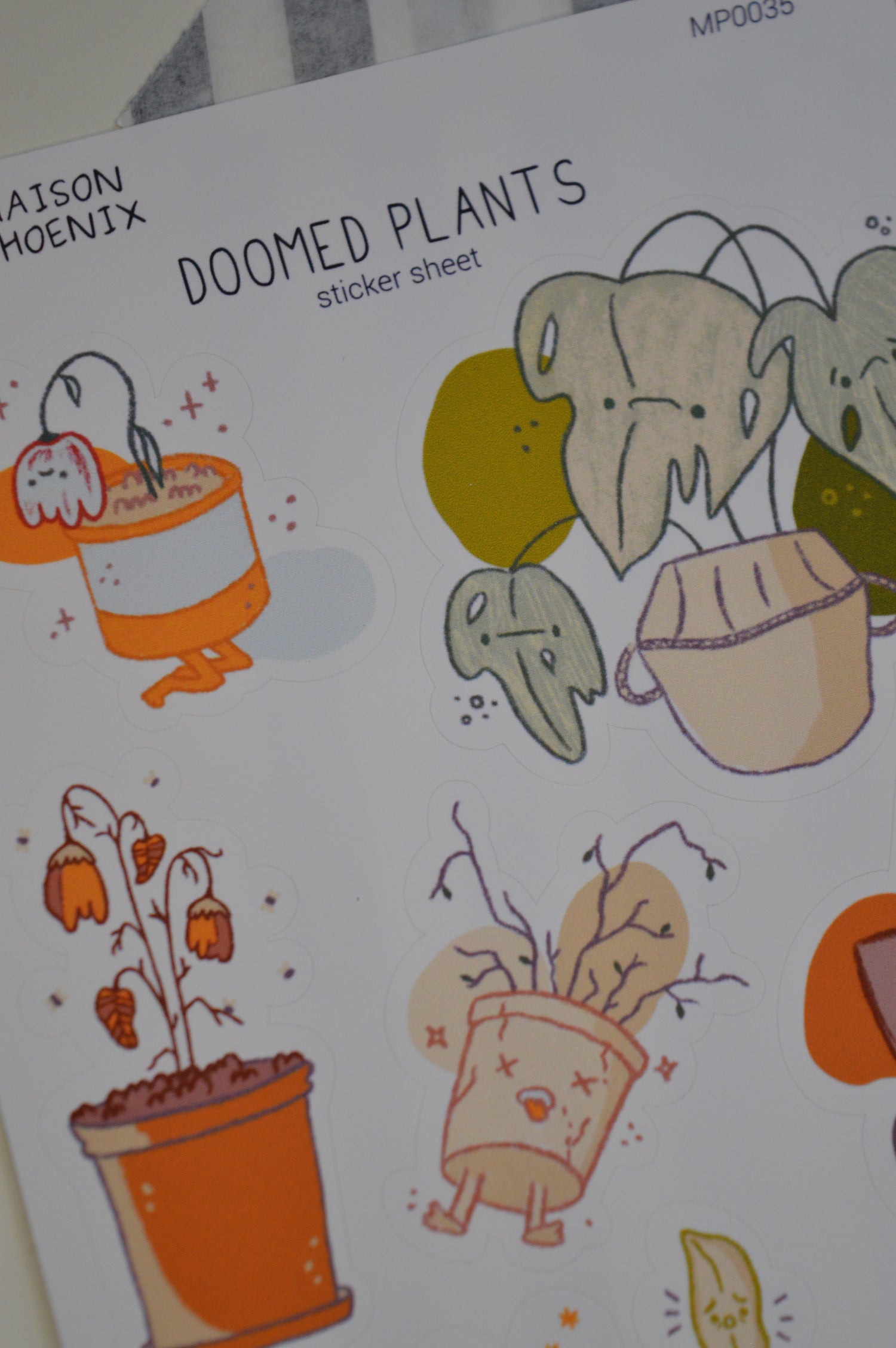Doomed Plants Sticker Sheet 10