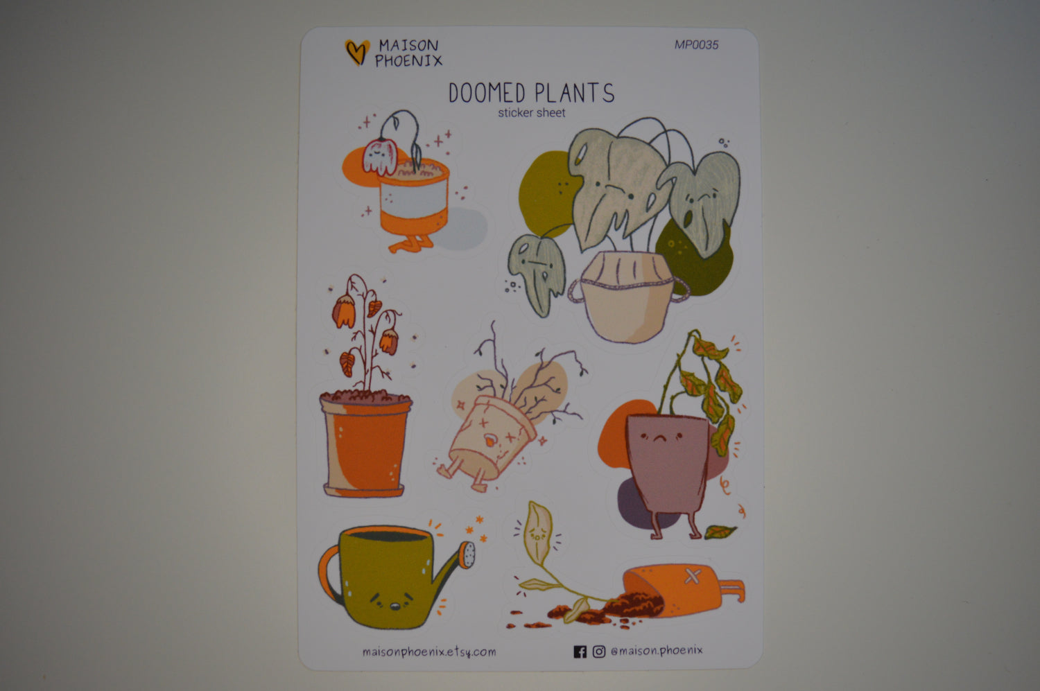Doomed Plants Sticker Sheet 2