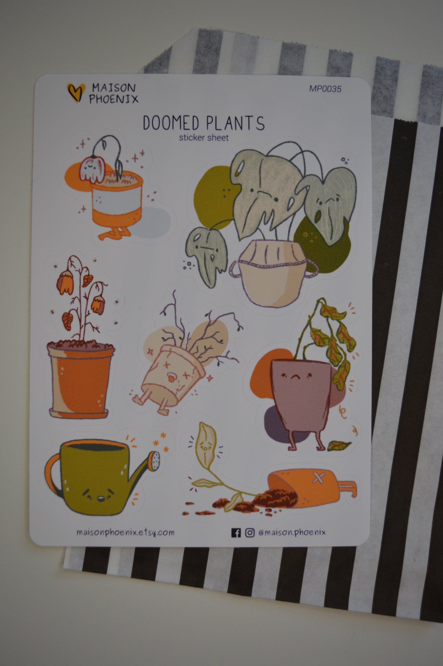 Doomed Plants Sticker Sheet 12