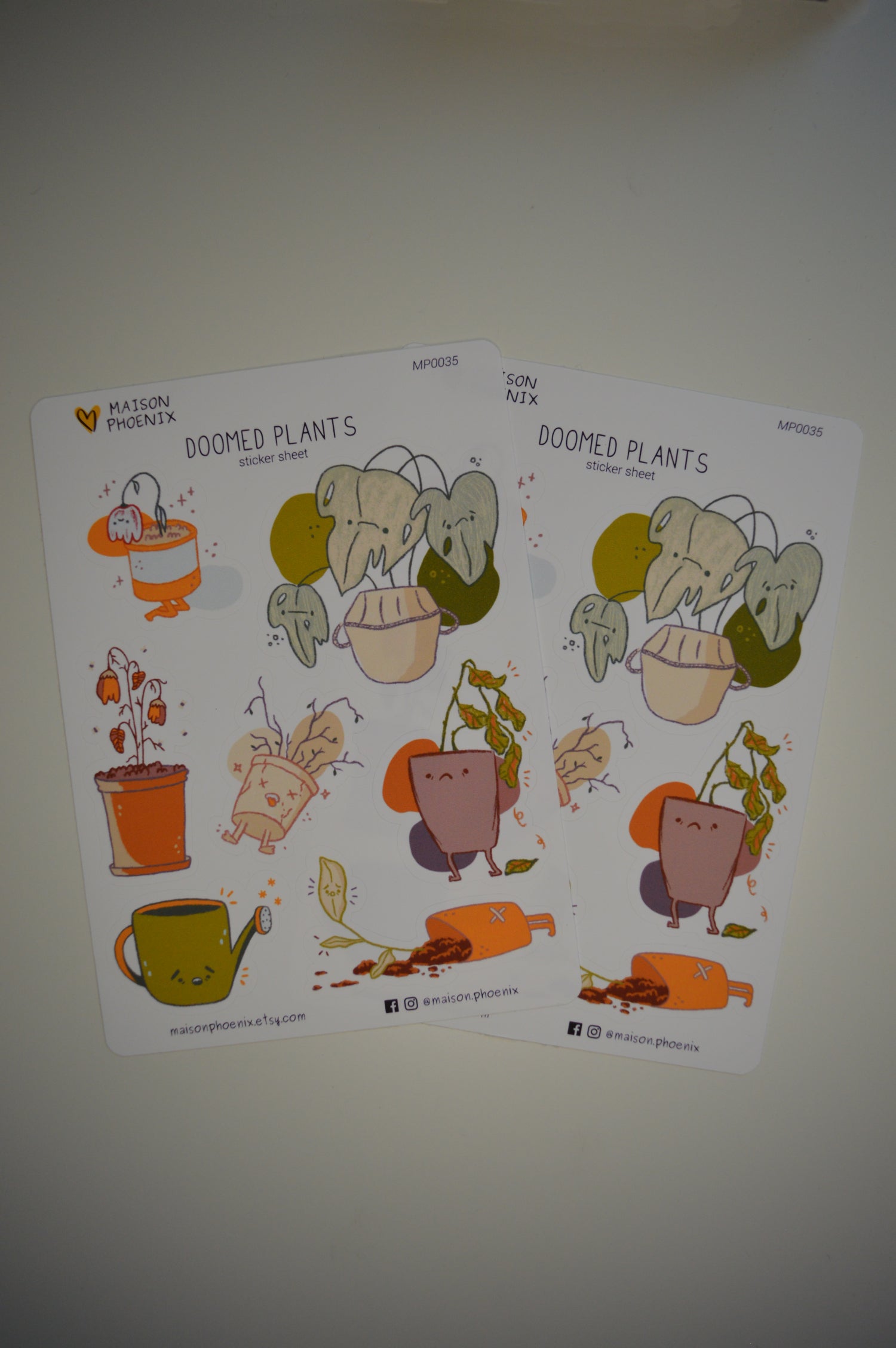 Doomed Plants Sticker Sheet 13