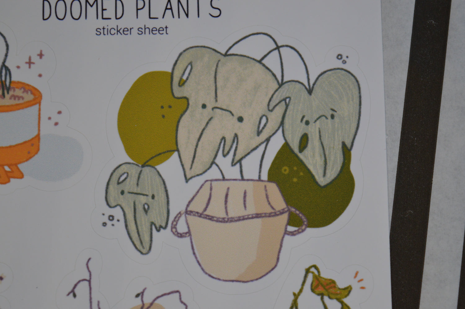 Doomed Plants Sticker Sheet 4