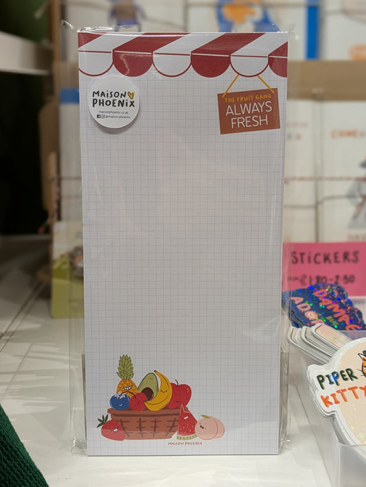 Fruit Gang Notepad