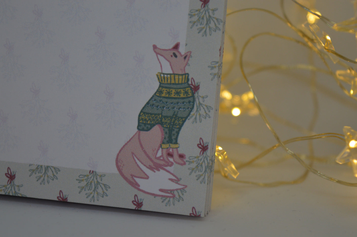 Fox and Mistletoe Memopad 3