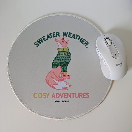 Fox Mousepad (Sweater Weather, Cosy Adventures)