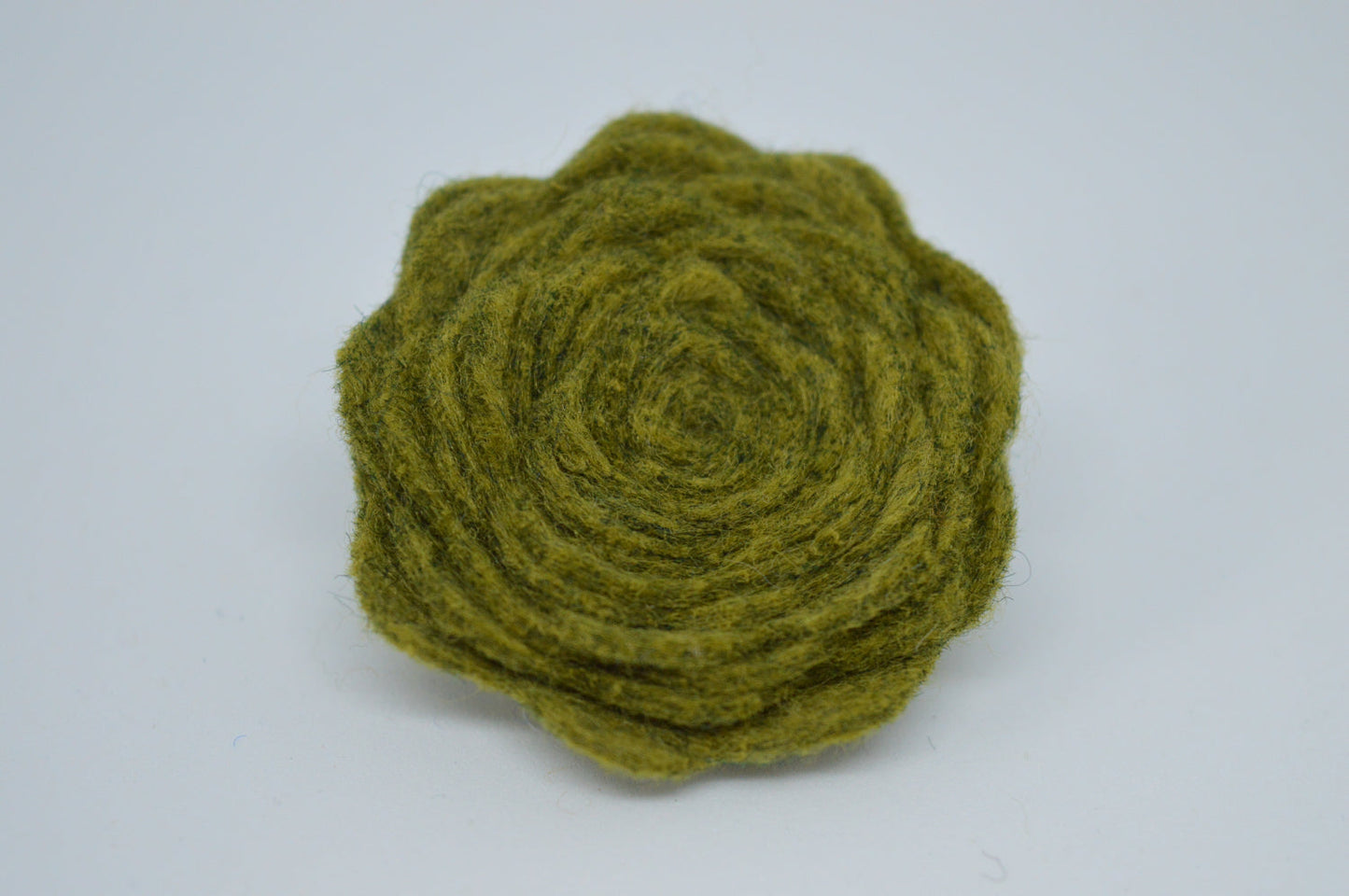 Nettle Felt Flower Brooch