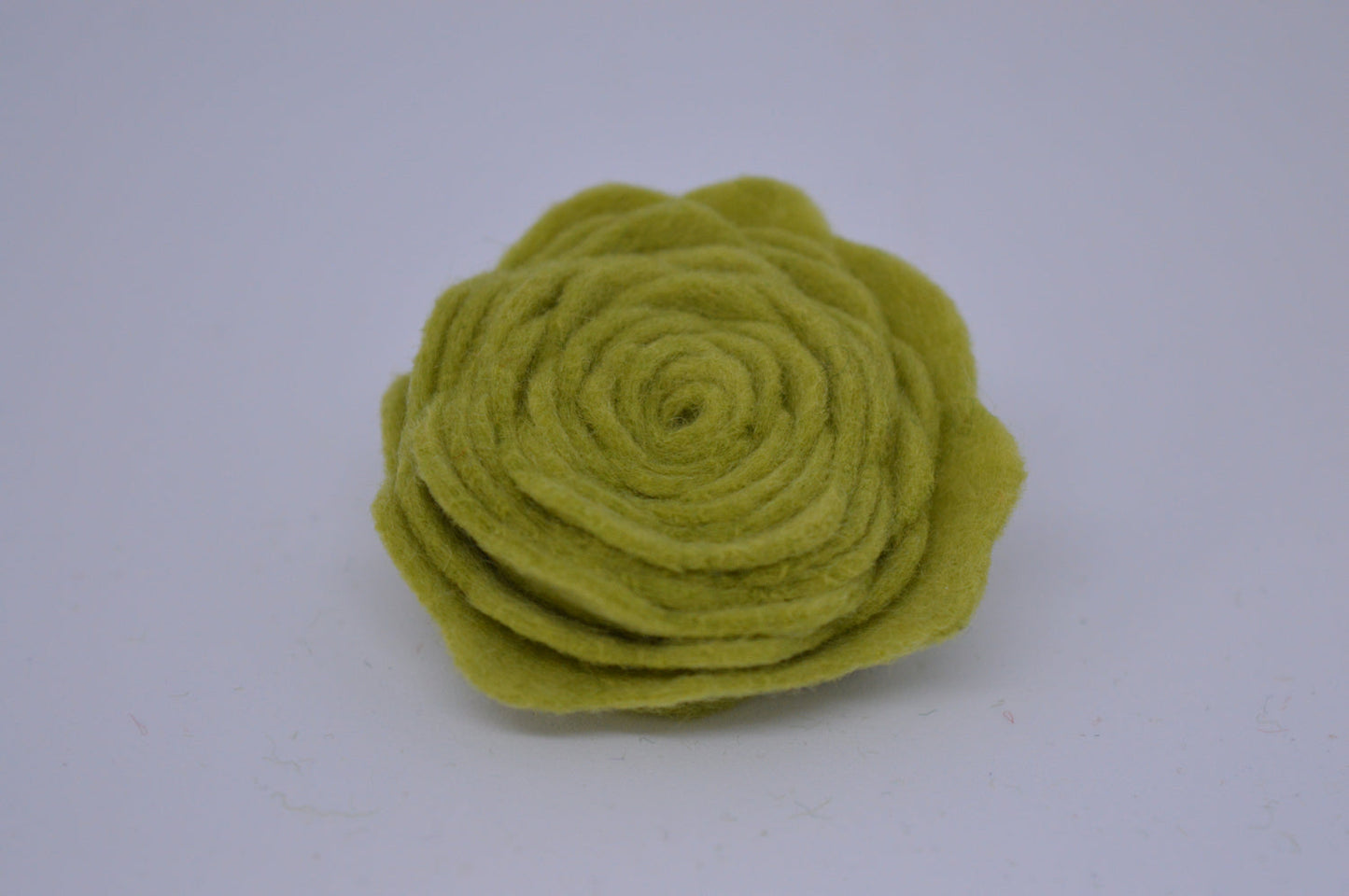 Apple Felt Flower Brooch