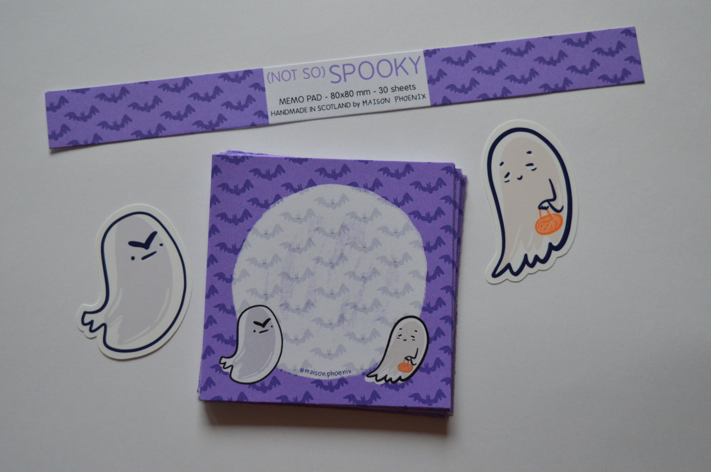 Halloween Ghosts Memopad 5