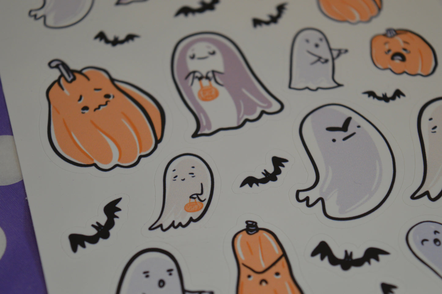 Halloween Spooky Sticker Sheet 4