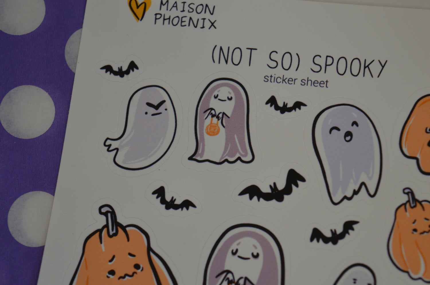 Halloween Spooky Sticker Sheet 2