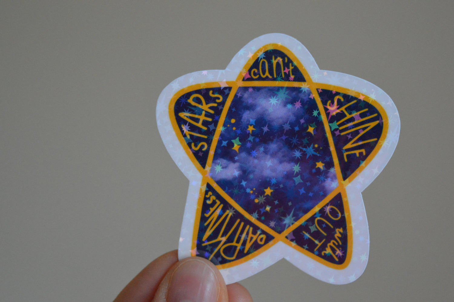 Holographic Star Sticker 1