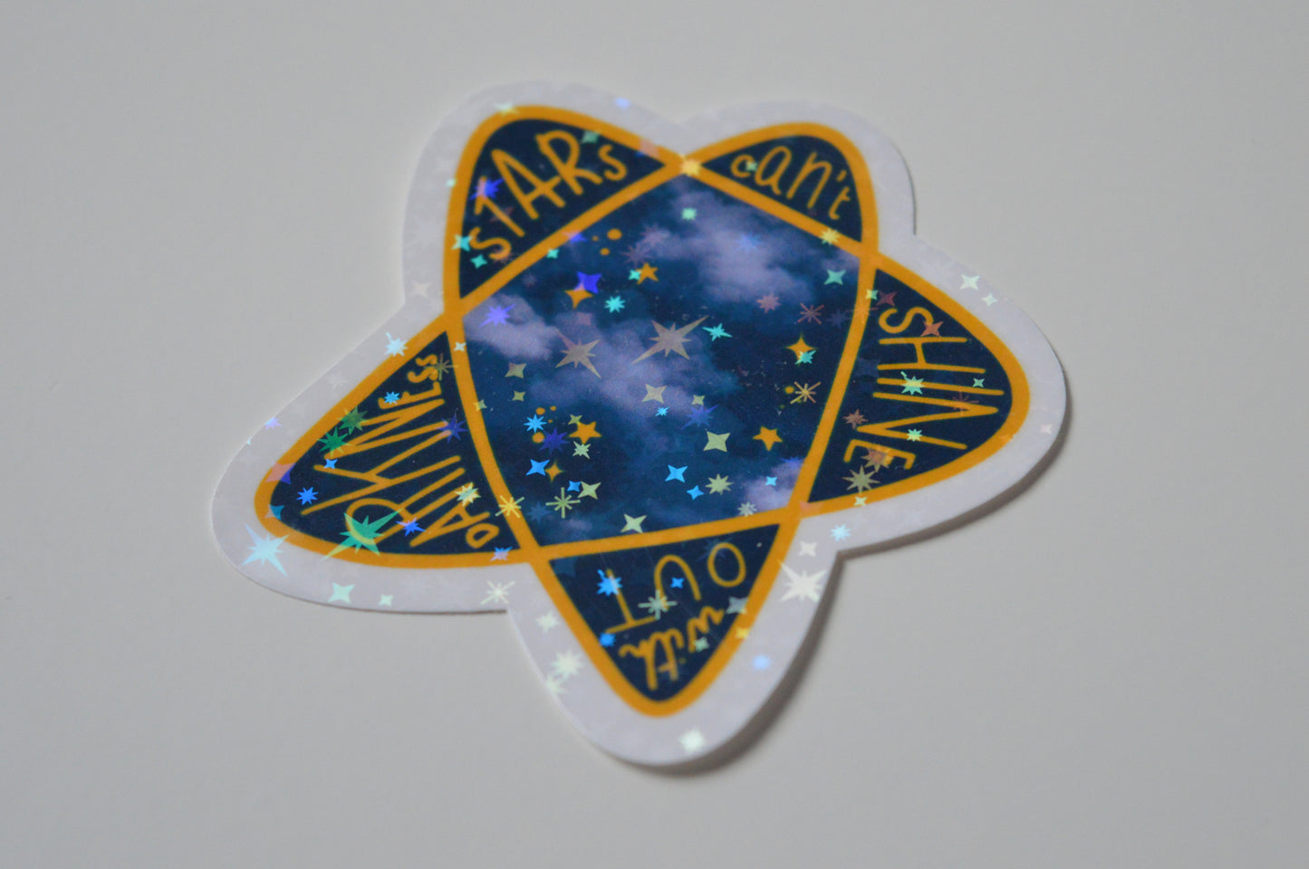 Holographic Star Sticker 2