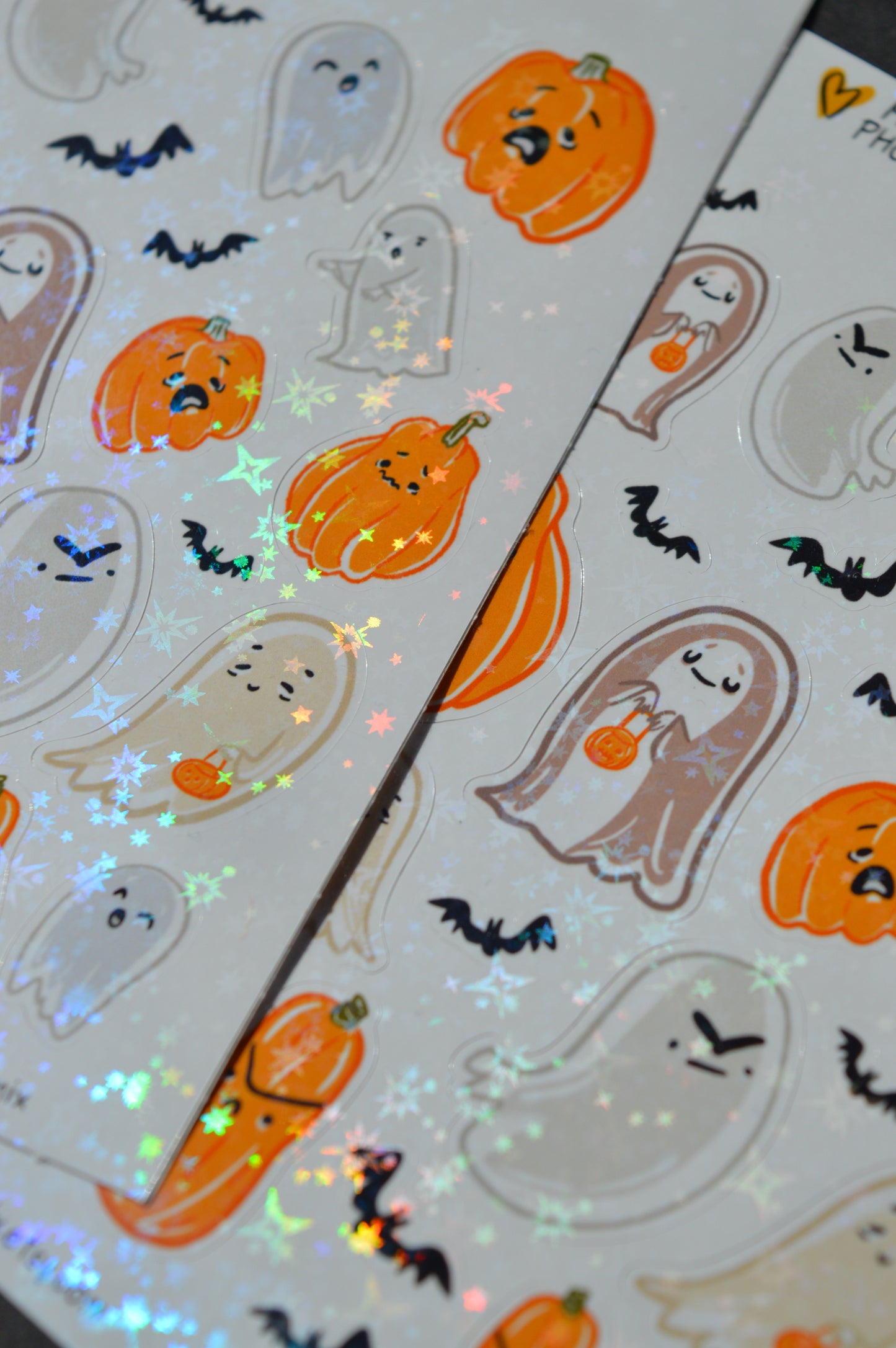 Holographic Halloween Spooky Sticker Sheet 3