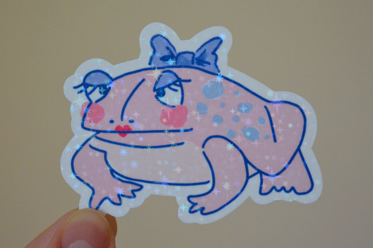 Holographic Toad Sticker 5