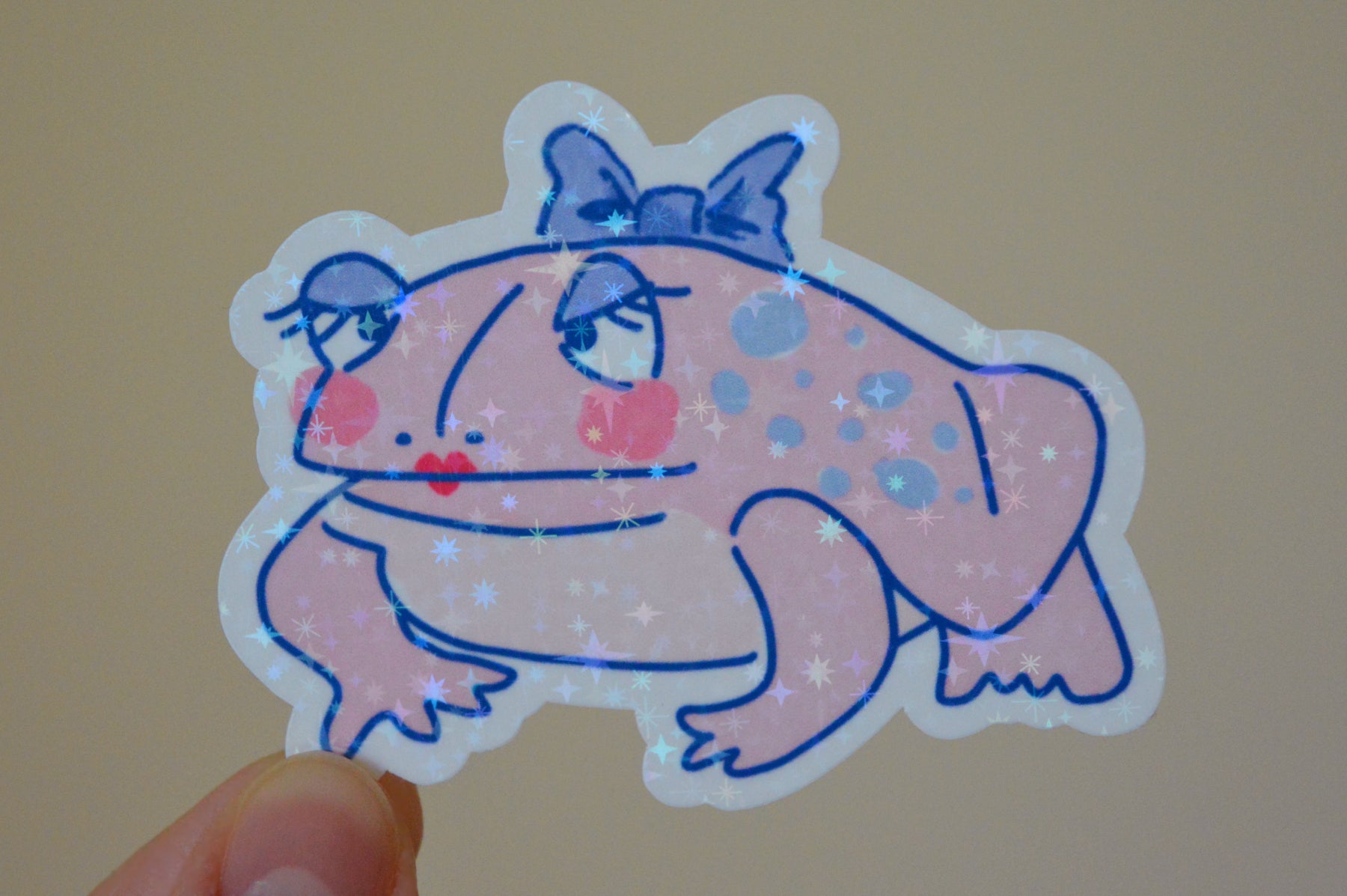 Holographic Toad Sticker 5