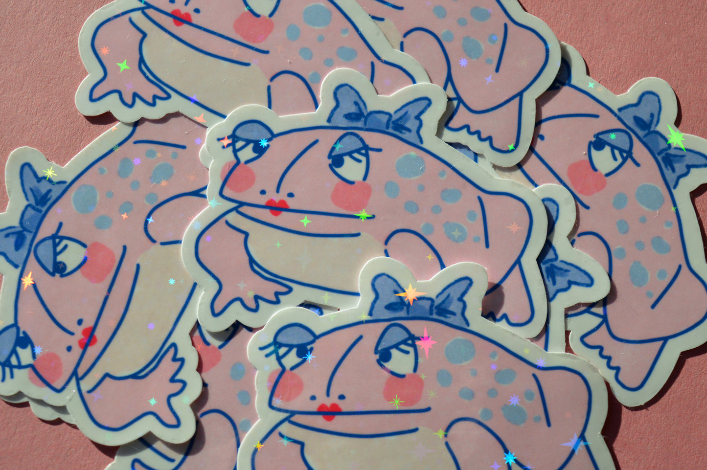 Holographic Toad Sticker 4