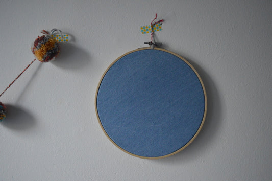 Denim 20cm / 8" Pin Display 1