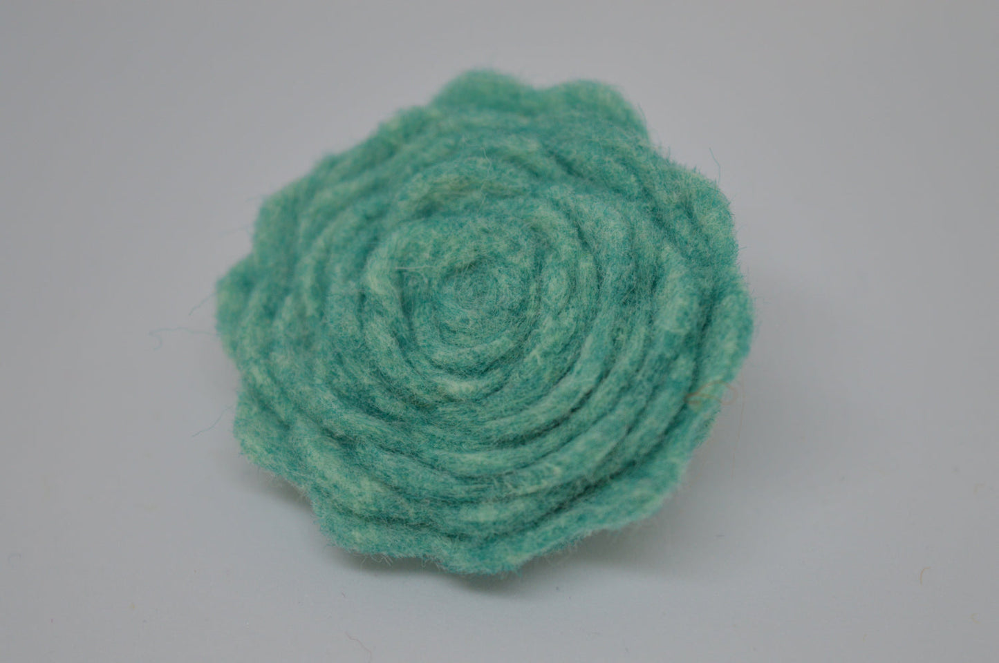 Lizard Felt Flower Brooch