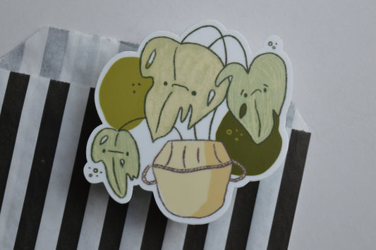 Monstera Sticker 1