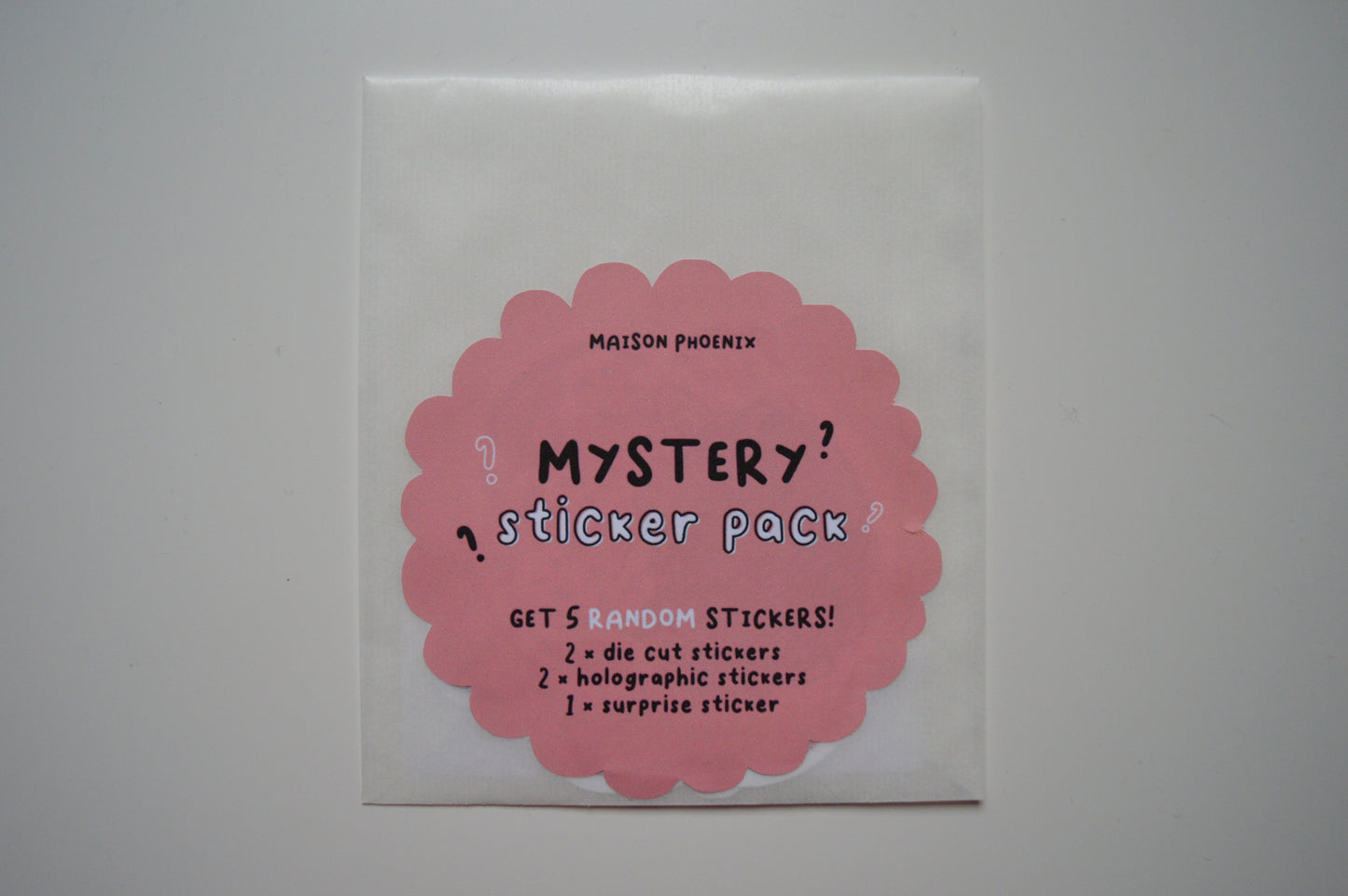 Pink Mystery Sticker Pack