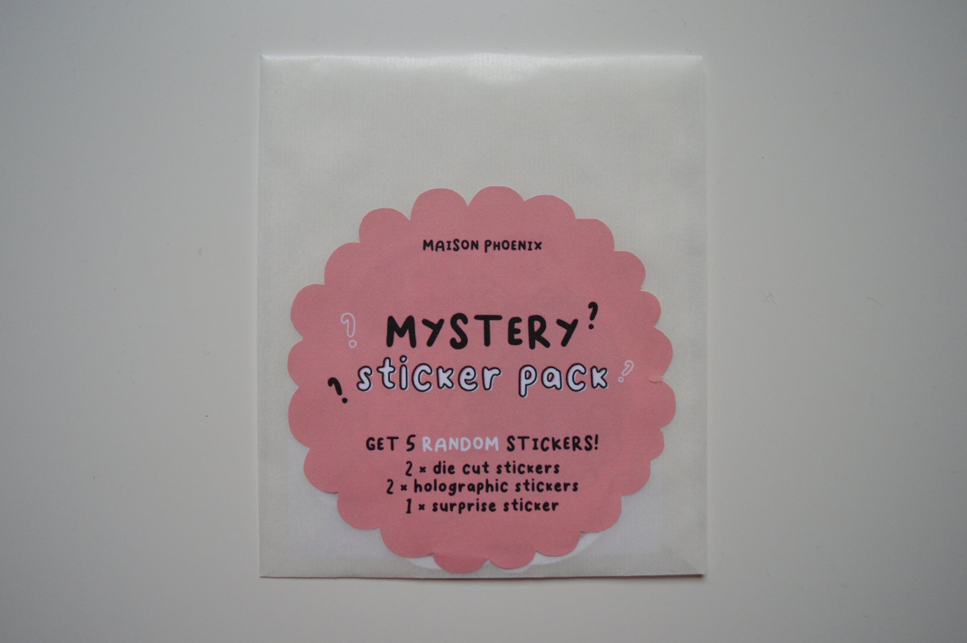 Pink Mystery Sticker Pack