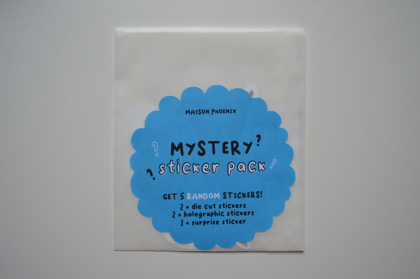 Blue Mystery Sticker Pack