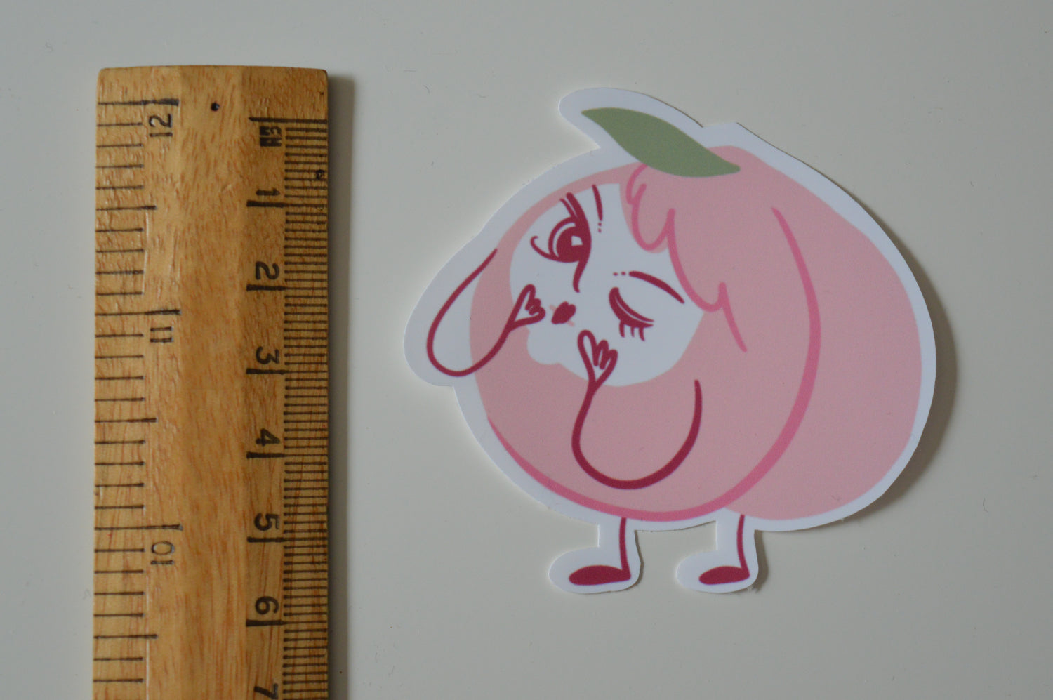 Peach Sticker 3
