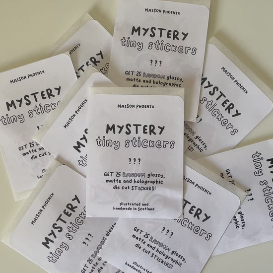 Mystery Tiny Stickers Pack - Video